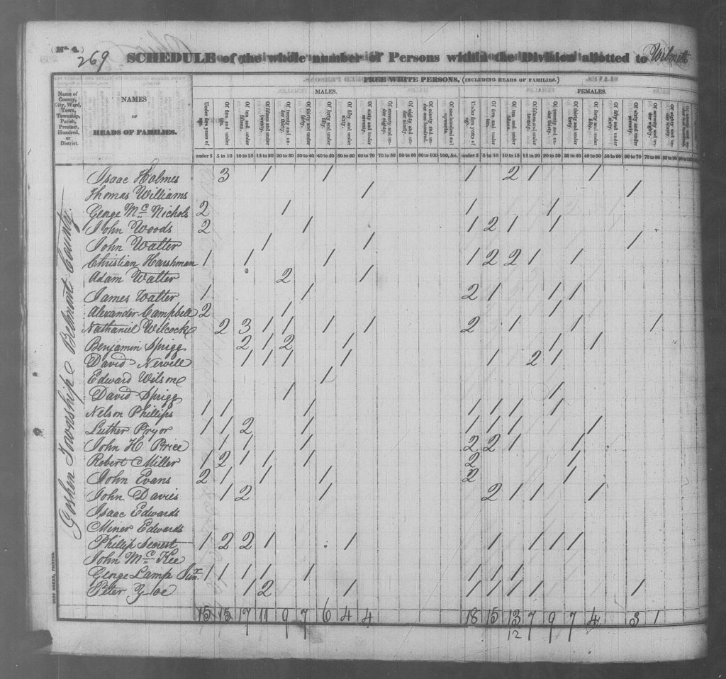 The Neighborhood The McKees in Goshen, Belmont, Ohio Our Ancestors