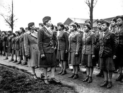 Image of The first African-American Women Army Corps unit, the 688th Central Postal Battalion
